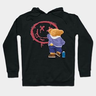 BEAR STREET  GRAFITTI ART Hoodie